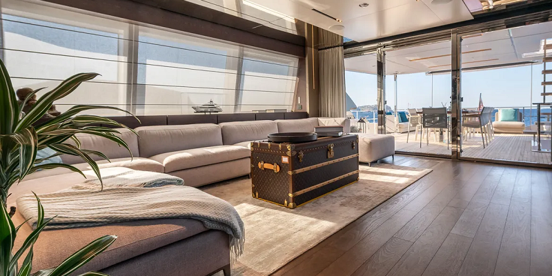 Navetta 33 ACQUA yacht saloon