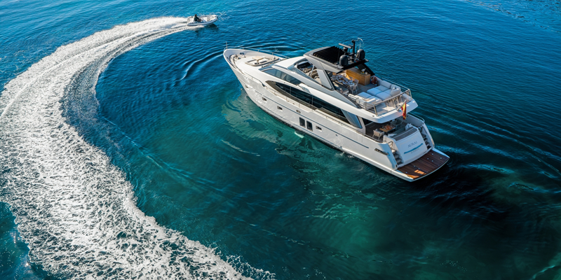 Aura I San Lorenzo yacht for charter Mallorca with tender