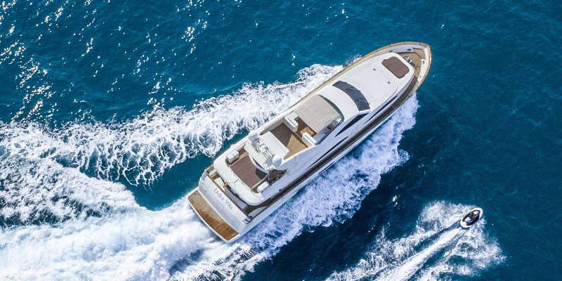 Dolce-Vita-II-Astondoa-102-luxury-yacht-charter-Balearics-Exterior-aerial