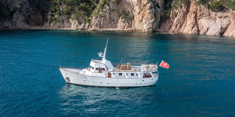 Fairmile Yacht Charter Alcudia Mallorca Exterior View