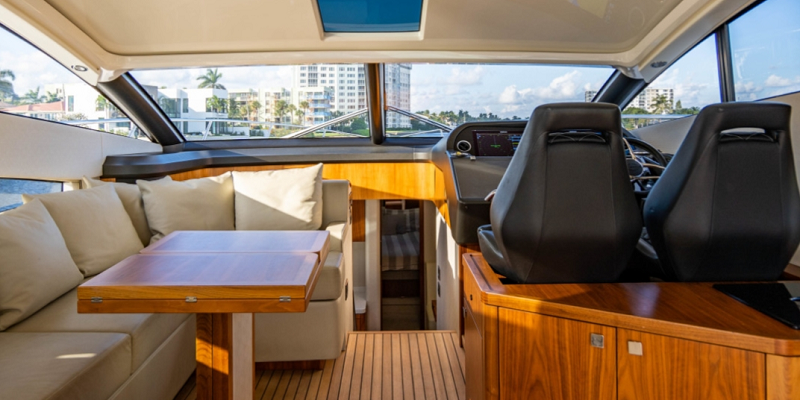 Gi Gi yacht charter Mallorca cockpit