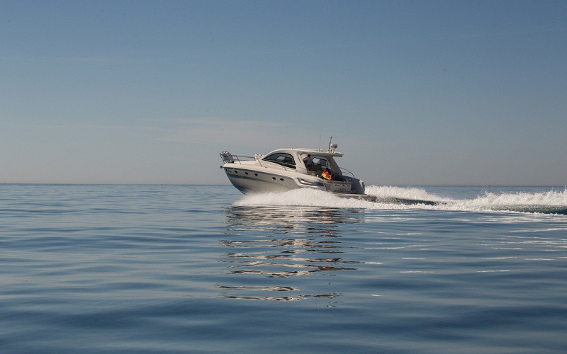 boat cruising beautiful sea