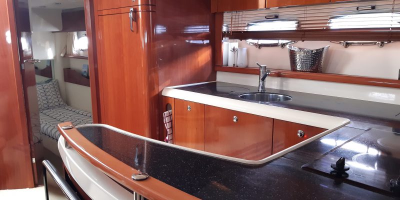 Lady G Galley Targa 52 Mallorca charter yacht