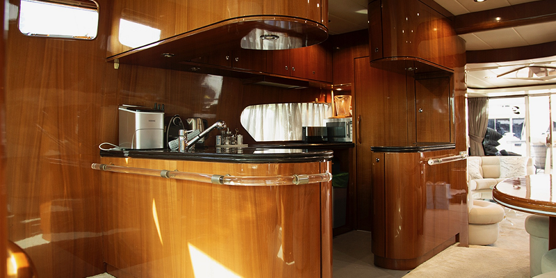 Lamprell Marine charter yacht Elegnace 76 Queen Galley