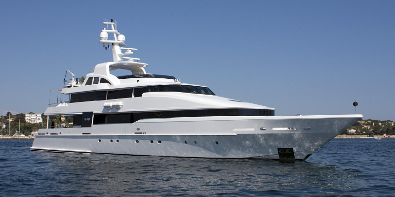 Life Saga Superyacht for charter exterior view