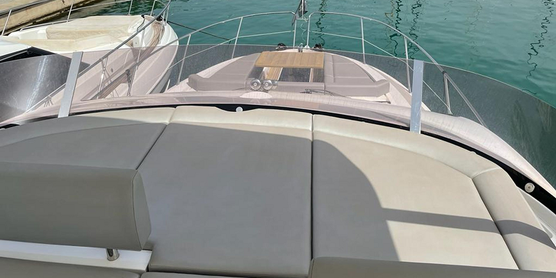 Malibu Sunseeker Charter Yacht Mallorca flybridge view