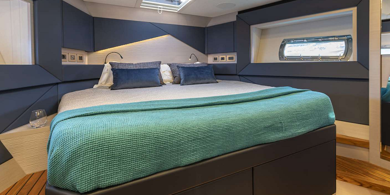 Cabin on Pershing yacht