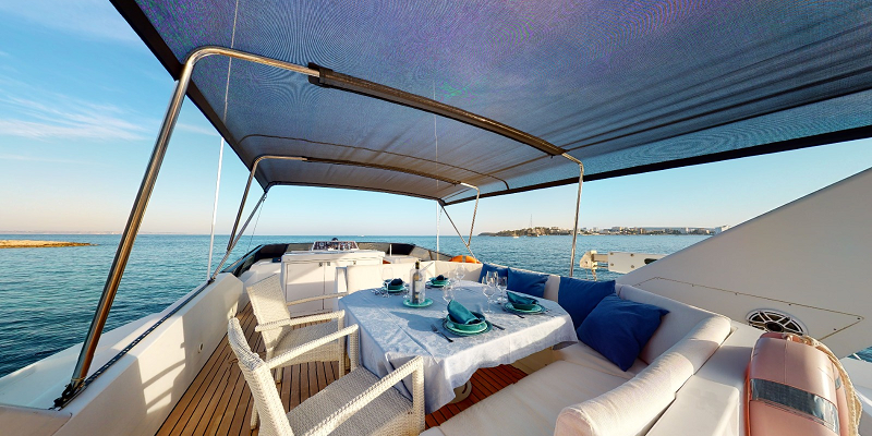 Paladio yacht flybridge Mallorca