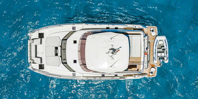 Power_Catamaran_Charter_Mallorca_Sandy_Shores_aerial_view