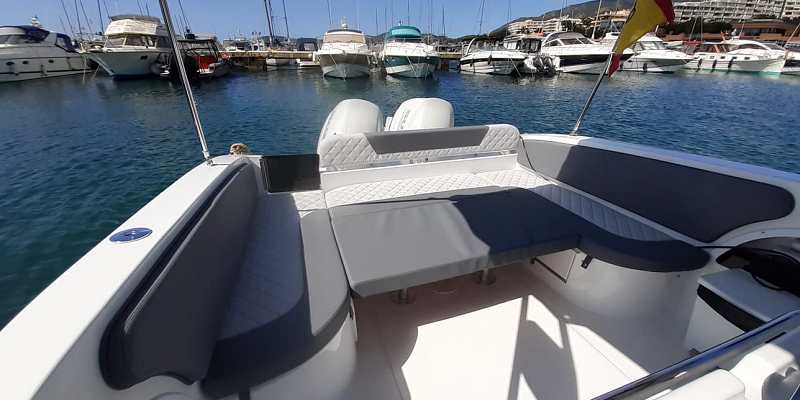 Saver_795_Day_Boat_for_Charter_Puerto_Portals_Mallorca_sunbathing_pad