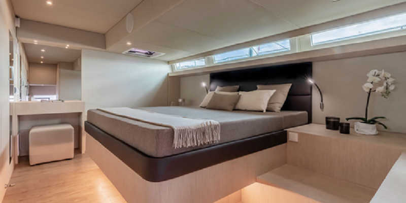 Silent_Dream_Yacht_Charter_Mallorca_Catamaran_cabin