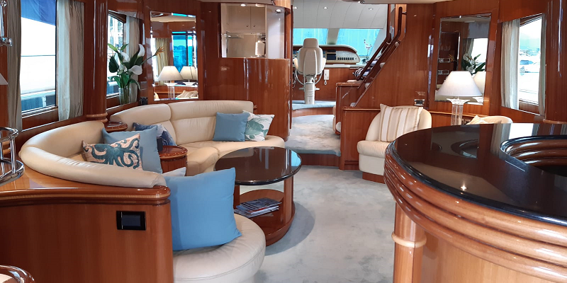 VIVACE Saloon April 2022 Yacht charter Elegance Andratx