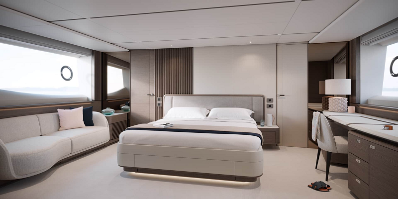 Yacht_Charter_Mallorca_Princess80_LUMI_Cabin_master